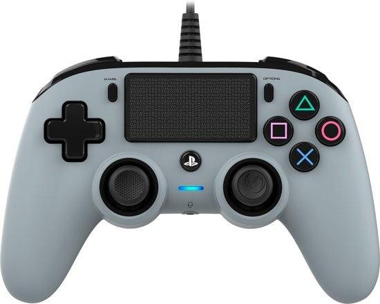 Nacon PS4 Official Licensed Wired Compact Controller Grijs