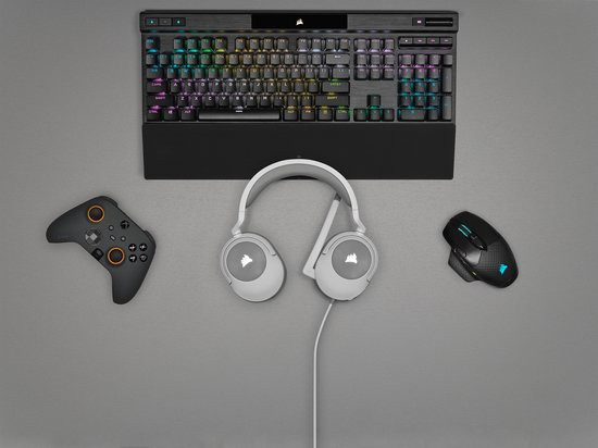 Corsair HS55 Surround Gaming Headset - Wit - PC & Mac