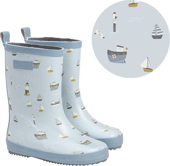 Little Dutch - maat 24/25- regenlaars - Sailors Bay - kinderregenlaarzen - blauw
