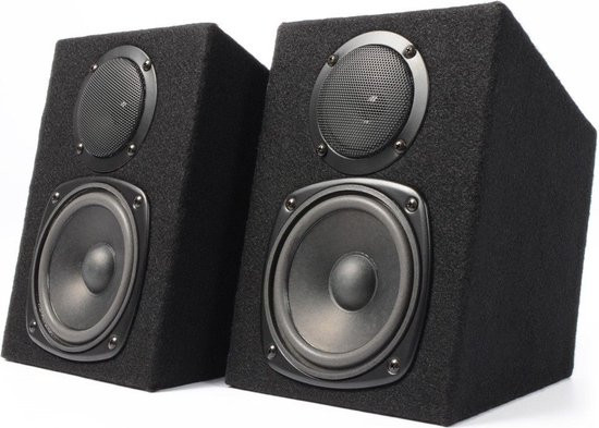 Studio Monitor Speakerset - Fenton DMS40 - 2 DJ Speakers tot 100 Watt - 4.5 Inch Passief - Compact F