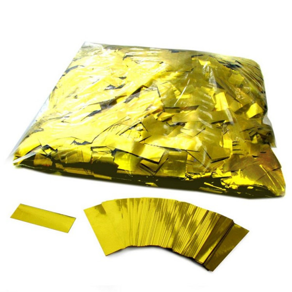Magic FX SF metallic confetti 55x17mm bulkbag 1kg Gold