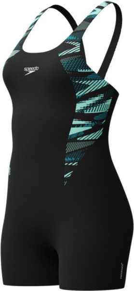 Speedo Maat 46 HyperBoom Splice Legsuit Dames Sportbadpak - Groen