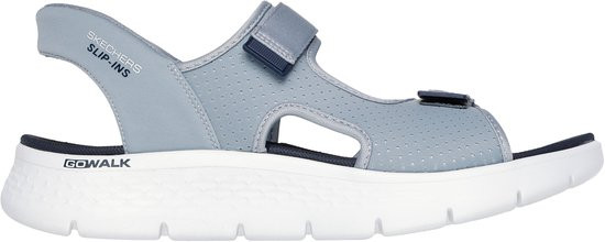 Skechers - maat 44- Slip-ins Go Walk Flex Zandal-Easy Entr - Heren Sandalen - Grijs