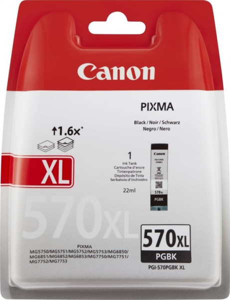Canon PGI-570XL - Inktcartridge / Zwart / Hoge Capaciteit