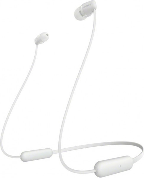Sony WI-C200 mobiele hoofdtelefoon Stereofonisch In-ear, Neckband Wit