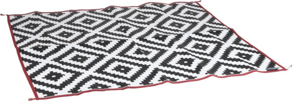 Bo-Camp Urban Outdoor - Lewisham Chill Mat - Medium - 2 x 1.8 M - Zwart & Wit