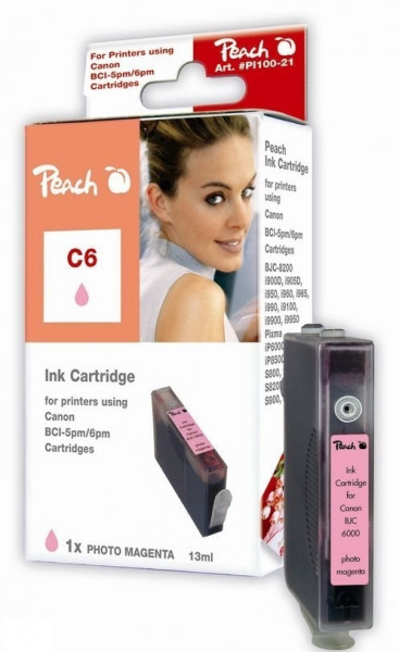 Peach C6 - Inktcartridge / Licht Magenta