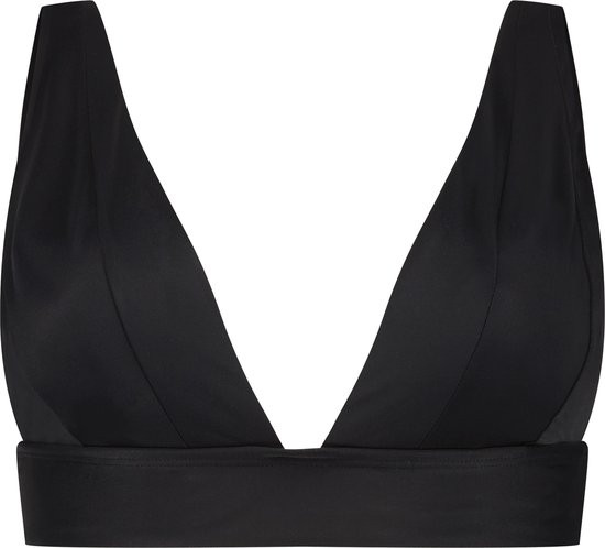 Hunkemöller Maat XL Luxe triangle Dames Bikinitopje - Zwart