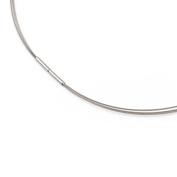 Boccia Titanium 0804-01 Collier - Staal - Zilverkleurig