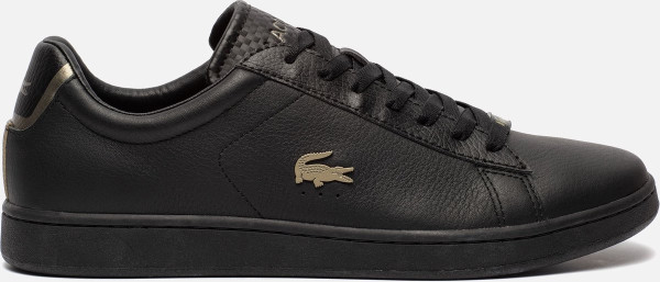 Lacoste Carnaby Evo - Maat 44 - Heren Sneakers - Zwart/Goud