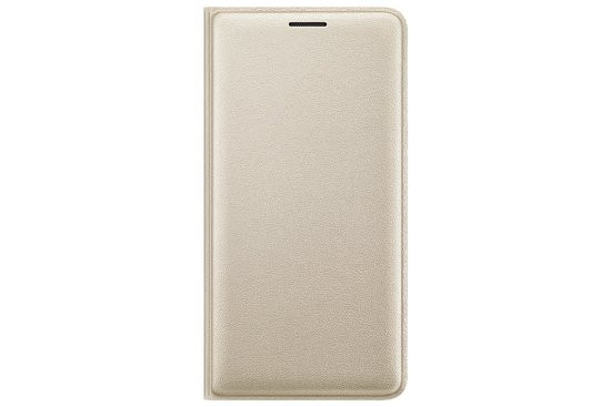 Samsung flip wallet - goud - voor Samsung Galaxy J3