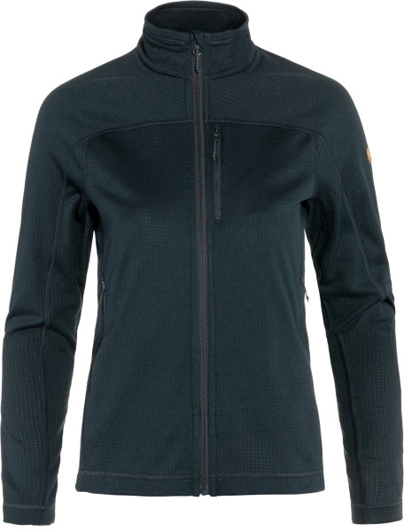 Fjällräven - M - Abisko Lite Fleece Jacket Dames Outdoorvest - Dark Navy