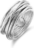 Casa Jewelry Ring Wikkel Satin 58 - Zilver