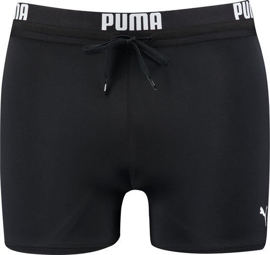 PUMA Maat M Swim Logo Trunk Heren Zwembroek - zwart