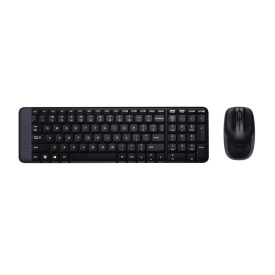 Logitech MK220 - Draadloos Toetsenbord en Muis - Qwerty