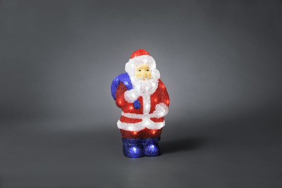 Koopjeshoek - Konstsmide 6153 - Verlicht kerstfiguur - 48 lamps LED acryl kerstman
