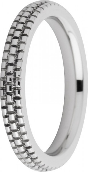 Melano friends sarah refined engraved ring - zilverkleurig - dames - Maat 16.00