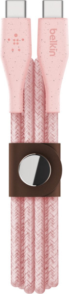 Belkin Duratek+ USB-C naar USB-C kabel - 1m - roze