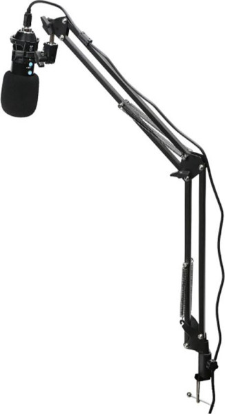VARR pro-gaming microfoon USB in een set met metalen arm, perfect voor streaming, gaming, youtube
