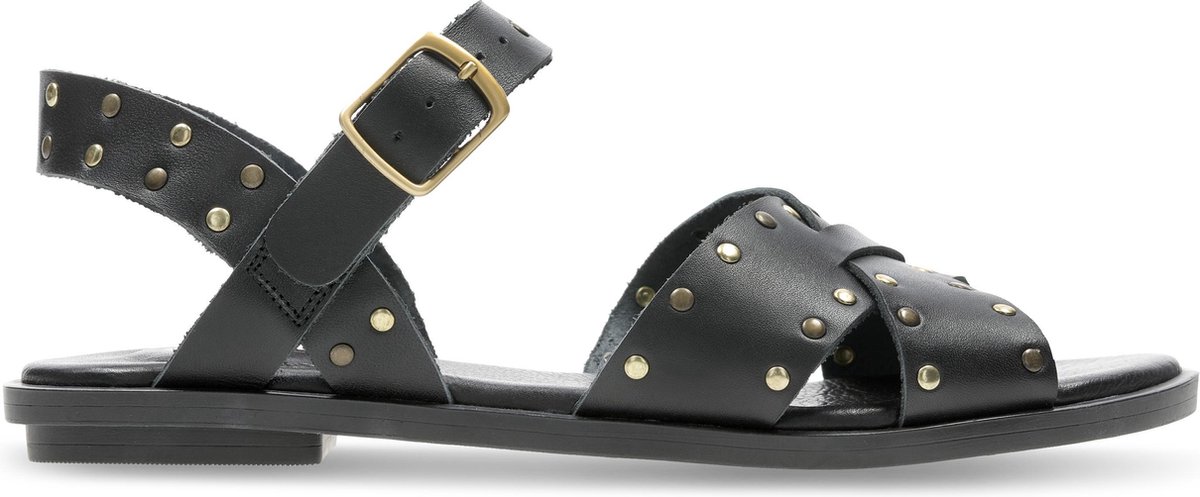 verfrommeld gevolgtrekking Tussen Clarks - maat 38- Willow Gild Dames Sandalen - Black | DGM Outlet