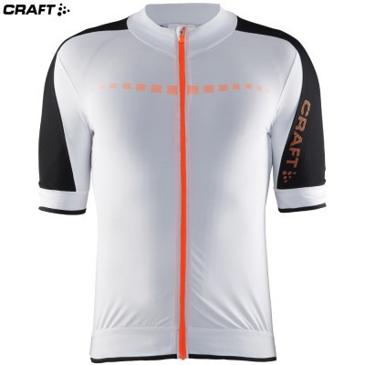 Craft Aerotec Jersey Lichtgewicht Maat M heren fietsshirt Wit Geel Zwart 1904989