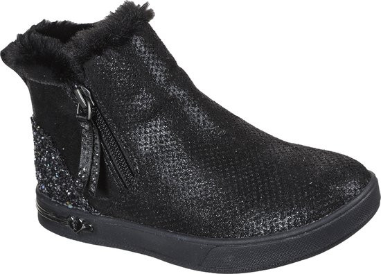 Skechers - maat 32- Shoutouts-Cozy Shines Kids Sneakers - Black