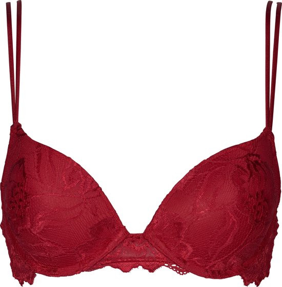 After Eden - Maat B85 - Anna Dames Push-up BH - Rood