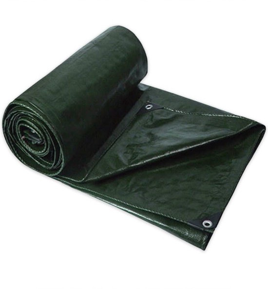 Extra Sterk Afdekzeil | 5 x 6 m - Donker Groen - 150 g/m2