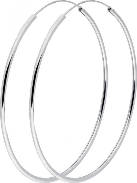 Silver Lining draadoorringen - zilver - Ø70 mm - ronde buis - 1.9 mm