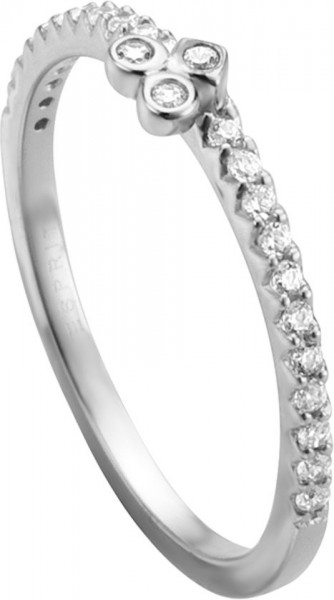 Esprit ESRG005311 Play - ring - Zilver - Zilverkleurig - Ringmaat: 17.00 mm / maat 53