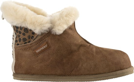 Shepherd - Maat 39 - Bella Dames Sloffen - Antique Cognac/Leo