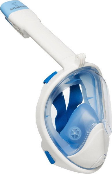 Atlantis Snorkelmasker 2.0 - Duikbril - Snorkel - Snorkelset - Full Face Masker - Volwassenen - Wit/