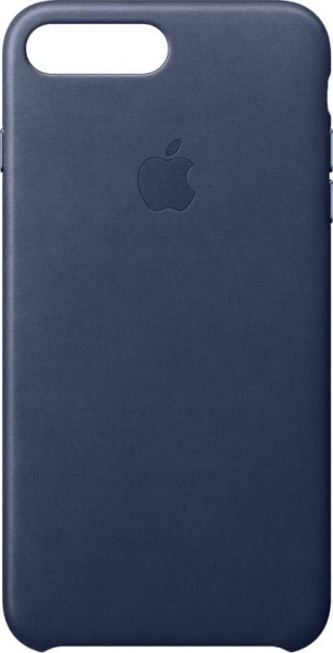 Koopjeshoek - Apple iPhone 8 Plus / 7 Plus Leather Case Midnight Blue