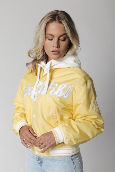 Colourful Rebel - Maat S - Felicia Jas Geel Dames - Basic Fit - Polyester