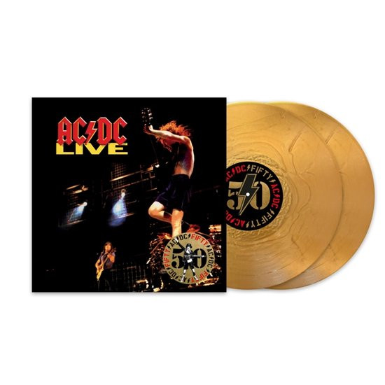 AC/DC - Live (50th Anniversary Gold Vinyl)