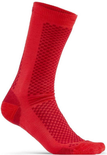 Craft Sportsokken - Maat 40 - Unisex - rood - 2 Pack