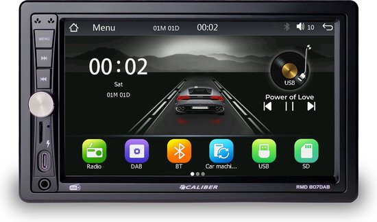 Caliber 2 DIN Autoradio - DAB+ - Autoradio met Bluetooth - Multimedia - 7" Touchscreen - 4 x 75 Watt