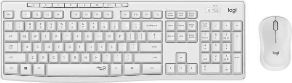 Logitech MK295 Silent - Draadloze muis en toetsenbord - QWERTZ Duits Wit