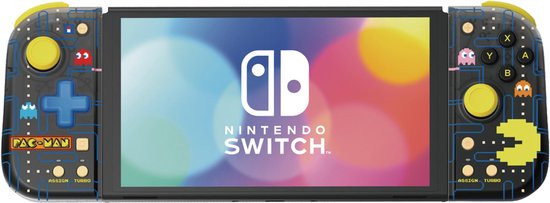 Hori Split Pad Compact (PAC-MAN) Zwart Geel Gamepad - Nintendo Switch - Nintendo Switch OLED
