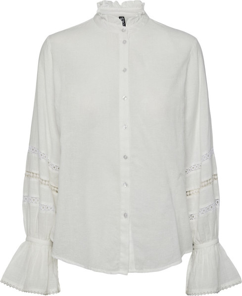 PIECES Maat 48 PCANNA LS SHIRT D2D QX Dames Blouse