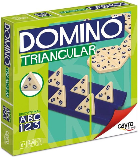 Cayro - Triangular Domino - Dominospel - 2-4 Spelers - Geschikt vanaf 8 Jaar