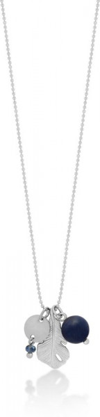 Scmyk ketting NSS-253 Indigo Chrome zilverkleurig - 41 cm