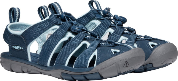 Keen | Maat 42 Clearwater Dames Wandelsandalen Navy/Blue Glow | Blauw | Polyester