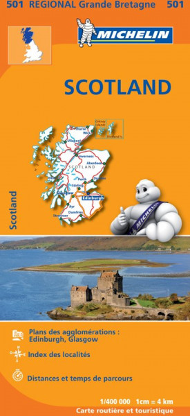 Regionaal kaart 501 Schotland