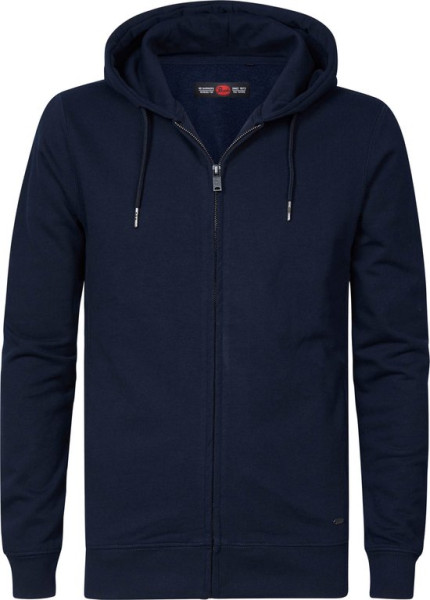 Petrol Industries - Maat M - Heren Essential Zip Hoodie - Blauw