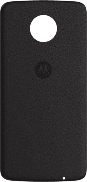 Motorola Moto Z Backcover - Zwart Leder