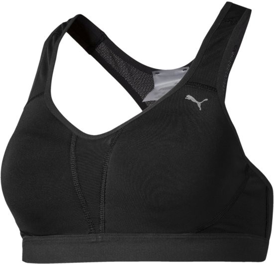 PUMA Get Fast Bra H Sportbeha - PUMA Black - Maat S