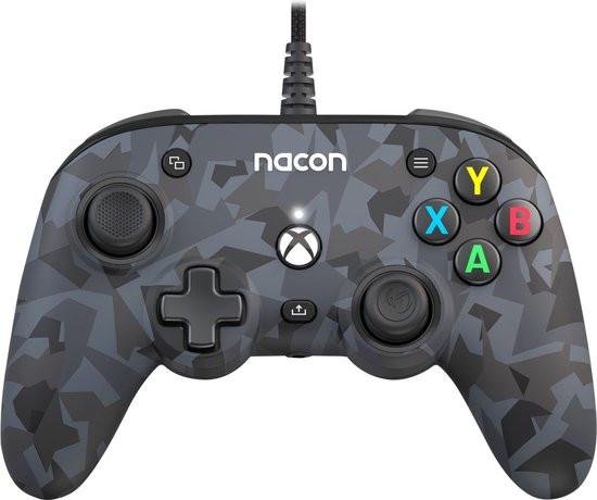 Nacon Pro Compact Official Bedrade Controller - Xbox Series X S - Grijs