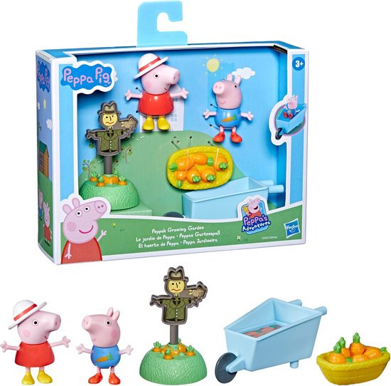 Peppa Pig Bloeiende Tuin - Speelfigurenset
