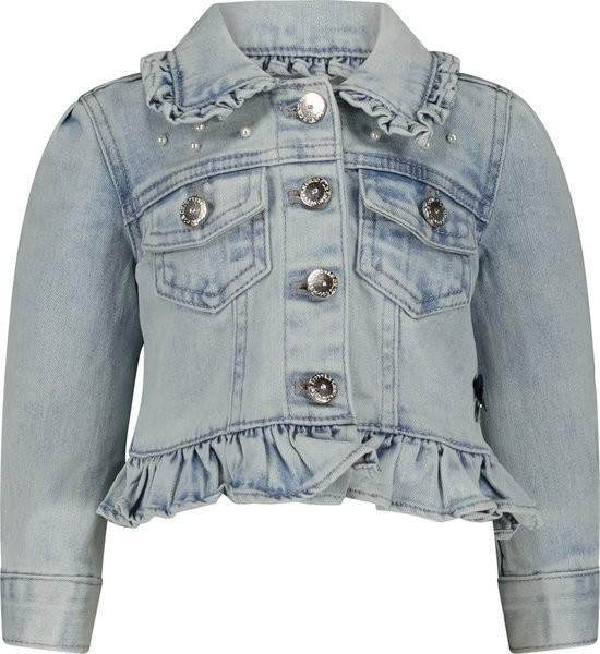 Le Chic Maat 92 Meisjes Spijkerjasje ARI C302 7188 DGM Outlet